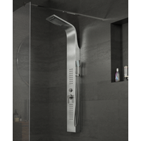 Alegre || Silver zuhanypanel, rozsdamentes acél